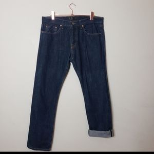 J BRAND Tyler men's denim jeans in raw selvedge size 36x30